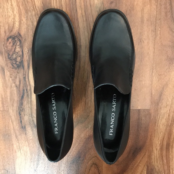 NWOT Franco Sarto 2.75 inch stacked block heel loafer-styled pump - Picture 5 of 8